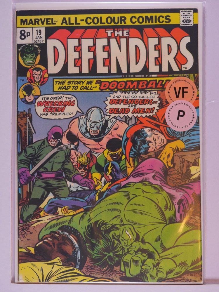 DEFENDERS (1972) Volume 1: # 0019 VF PENCE