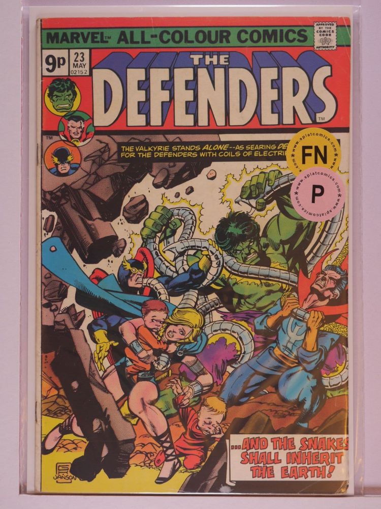 DEFENDERS (1972) Volume 1: # 0023 FN PENCE