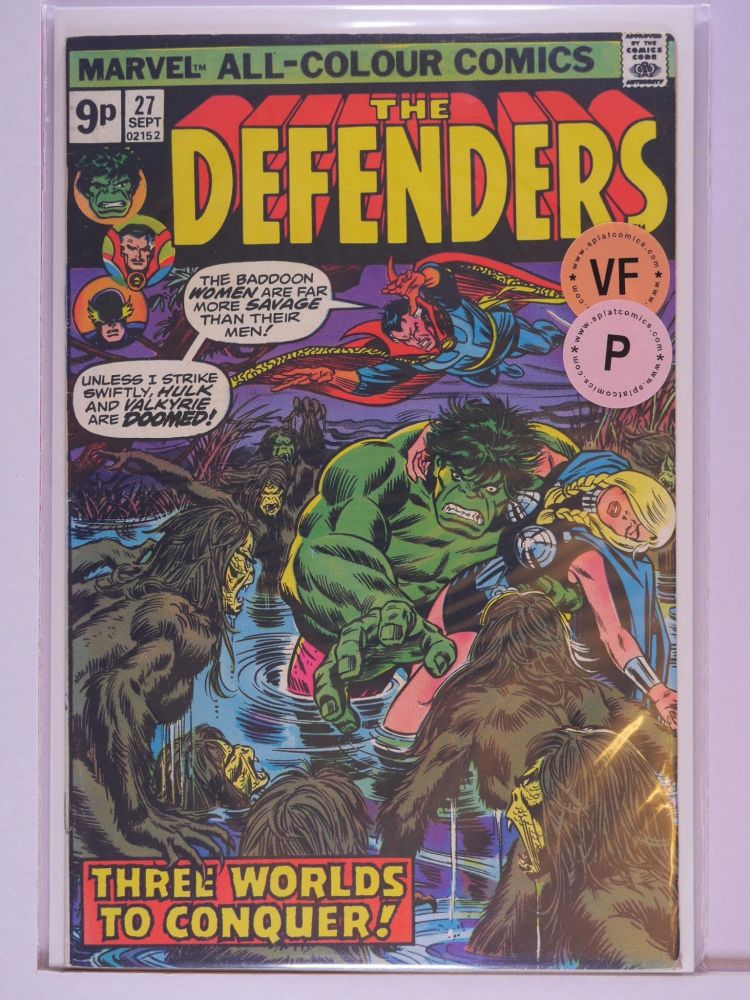 DEFENDERS (1972) Volume 1: # 0027 VF PENCE