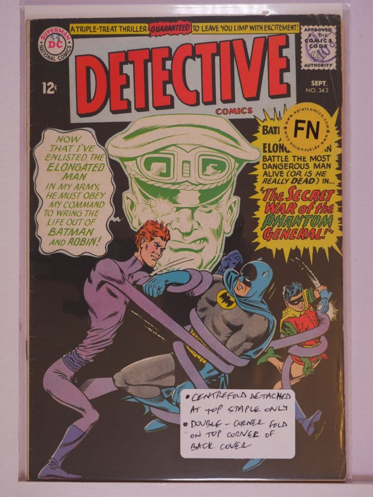DETECTIVE COMICS (1937) Volume 1: # 0343 FN