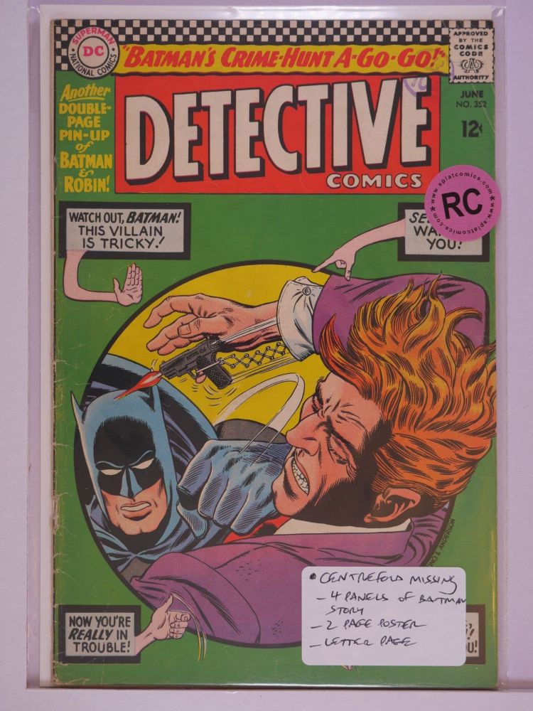 DETECTIVE COMICS (1937) Volume 1: # 0352 RC