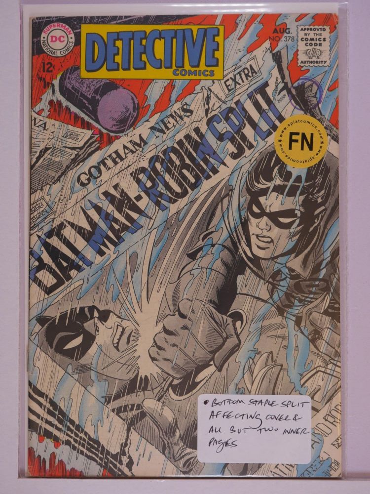 DETECTIVE COMICS (1937) Volume 1: # 0378 FN