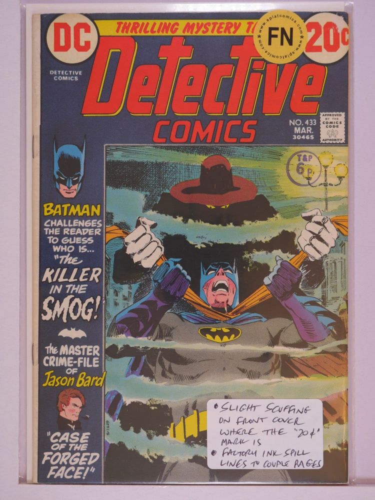 DETECTIVE COMICS (1937) Volume 1: # 0433 FN