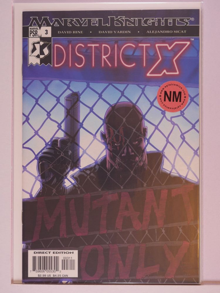 DISTRICT X (2004) Volume 1: # 0003 NM