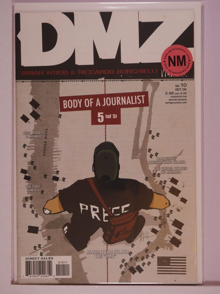 DMZ (2006) Volume 1: # 0010 NM