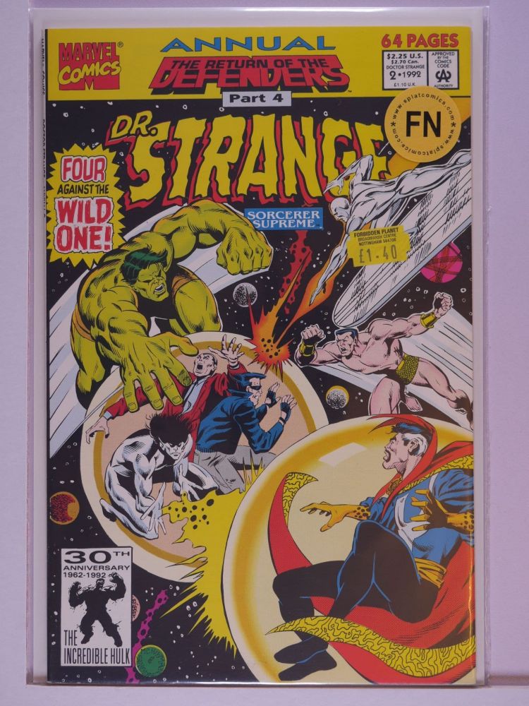 DOCTOR STRANGE SORCEROR SUPREME ANNUAL (1988) Volume 1: # 0002 FN