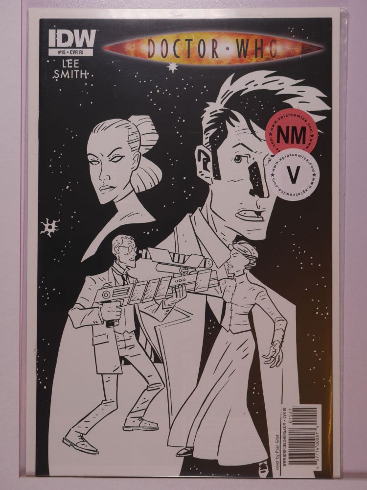 DOCTOR WHO (2009) Volume 2: # 0015 NM BLACK AND WHITE SKETCH COVER VARIANT