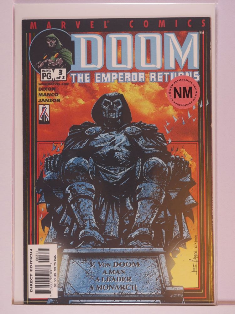 DOOM THE EMPEROR RETURNS (2002) Volume 1: # 0003 NM