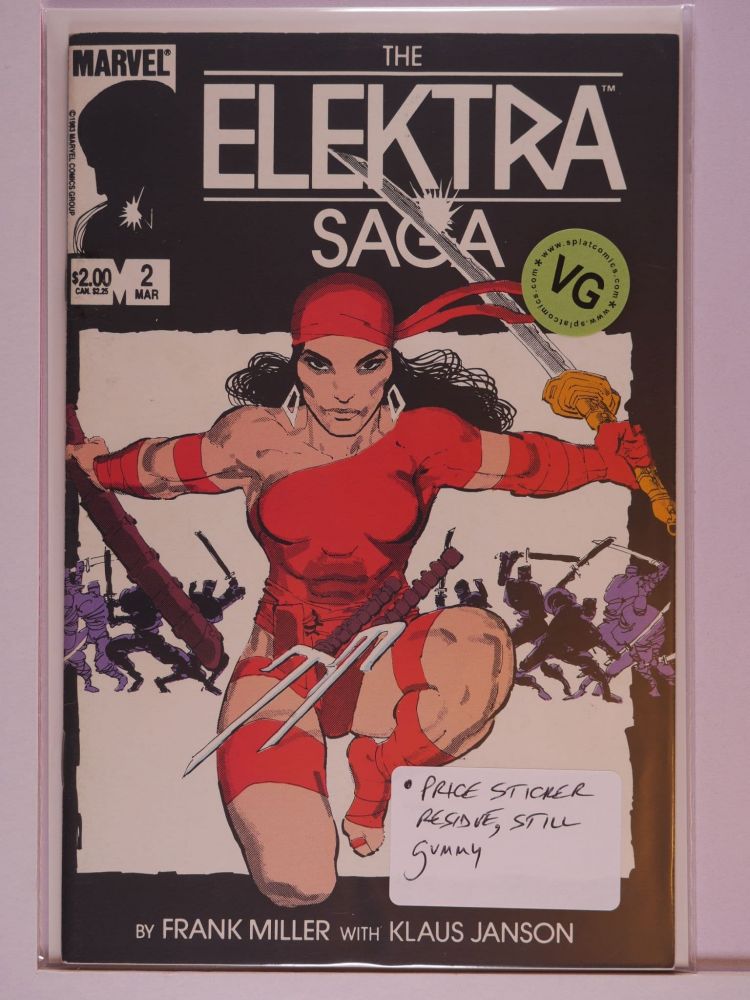ELEKTRA SAGA (1984) Volume 1: # 0002 VG