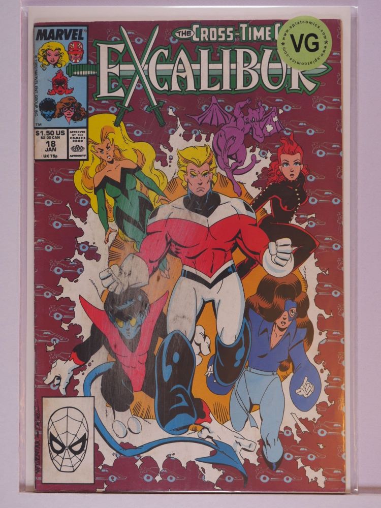 EXCALIBUR (1988) Volume 1: # 0018 VG