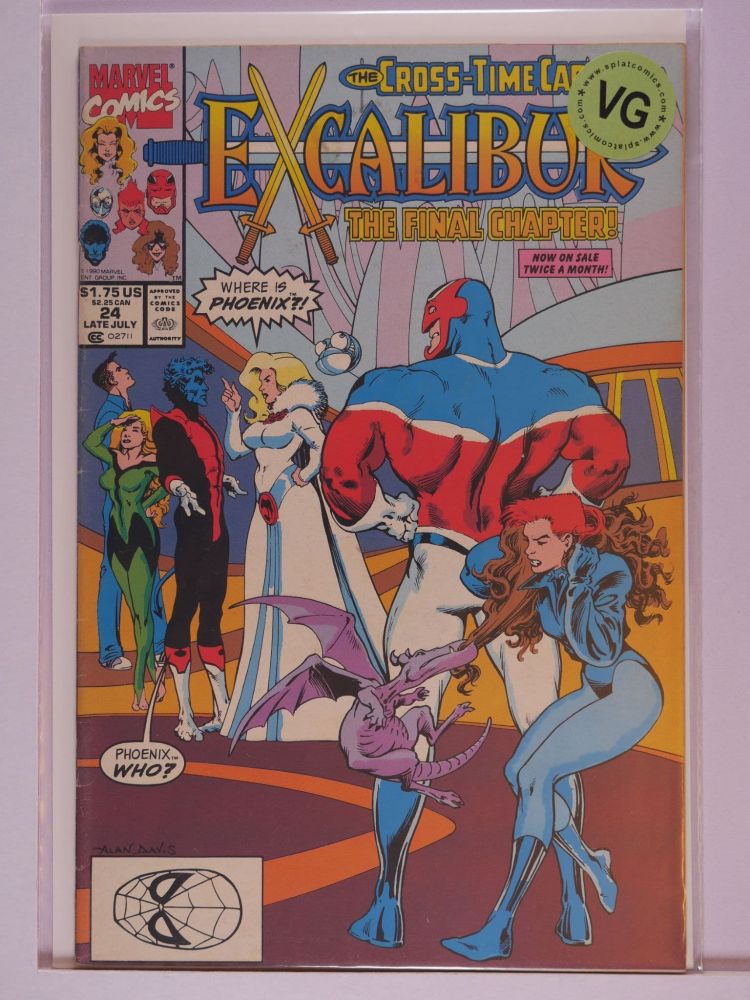 EXCALIBUR (1988) Volume 1: # 0024 VG