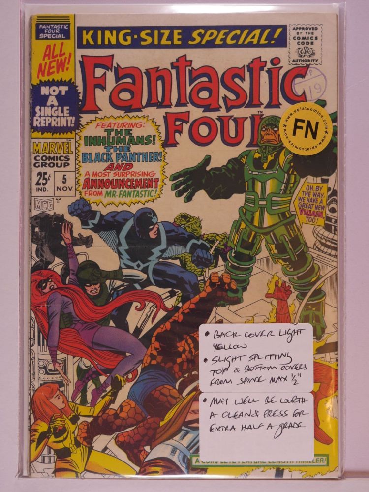 FANTASTIC FOUR ANNUAL (1963) Volume 1: # 0005 FN