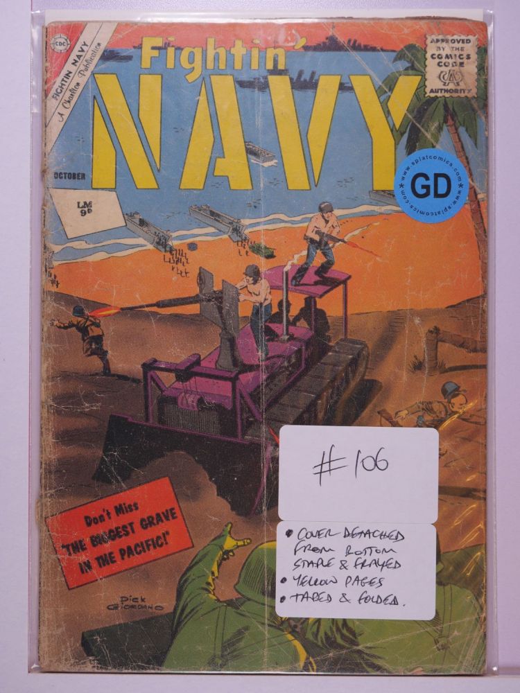 FIGHTIN NAVY (1956) Volume 1: # 0106 GD