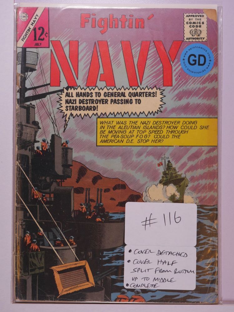 FIGHTIN NAVY (1956) Volume 1: # 0116 GD