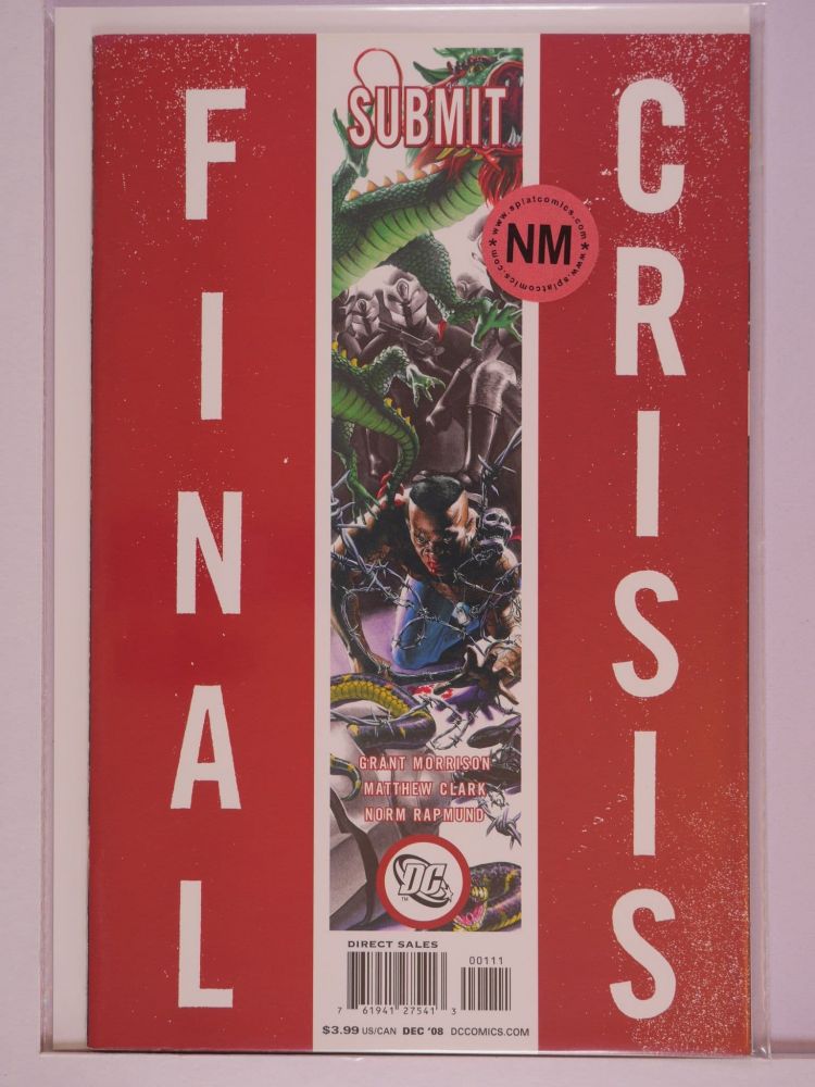 FINAL CRISIS SUBMIT (2008) Volume 1: # 0001 NM