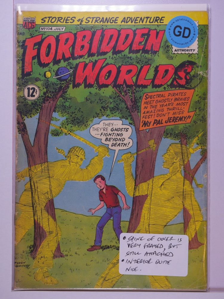 FORBIDDEN WORLDS (1951) Volume 1: # 0104 GD