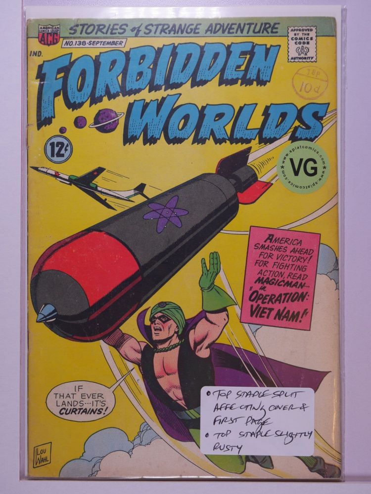 FORBIDDEN WORLDS (1951) Volume 1: # 0138 VG