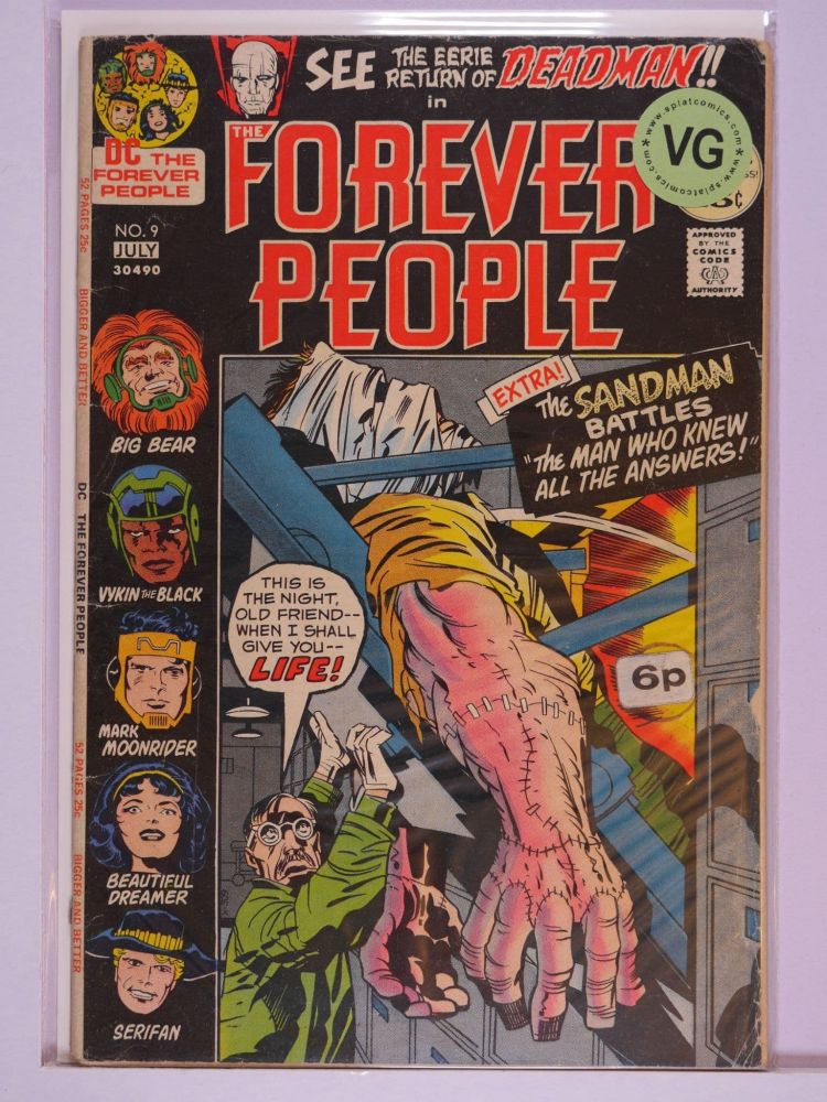 FOREVER PEOPLE (1971) Volume 1: # 0009 VG