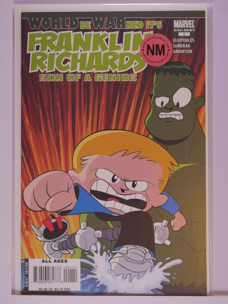 FRANKLIN RICHARDS SON OF A GENIUS WORLD BE WARNED (2007) Volume 1: # 0001 NM
