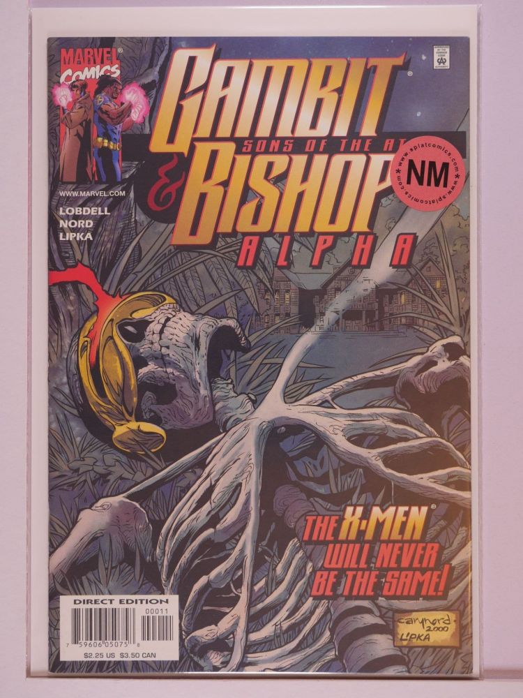 GAMBIT AND BISHOP SONS OF THE ATOM ALPHA (2000) Volume 1: # 0001 NM