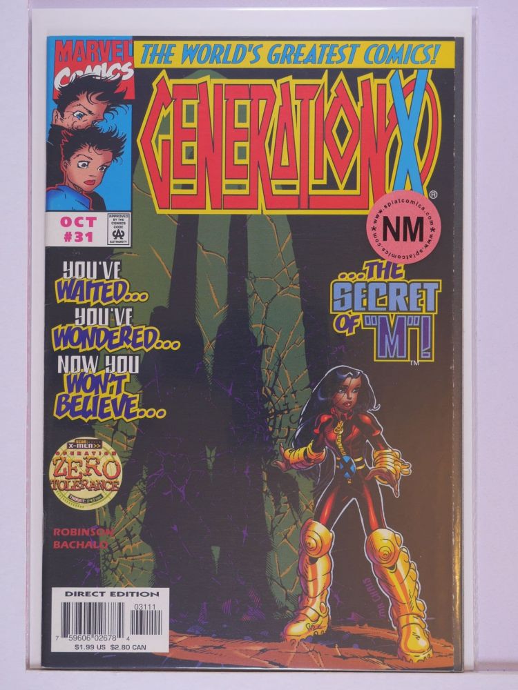 GENERATION X (1994) Volume 1: # 0031 NM