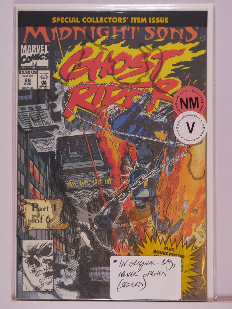 GHOST RIDER (1990) Volume 2: # 0028 NM BAG NEVER OPENED VARIANT