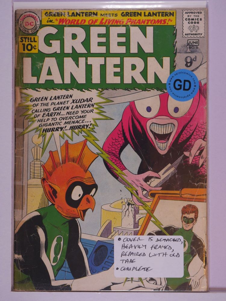 GREEN LANTERN (1960) Volume 2: # 0006 GD
