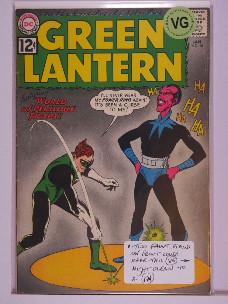 GREEN LANTERN (1960) Volume 2: # 0018 VG