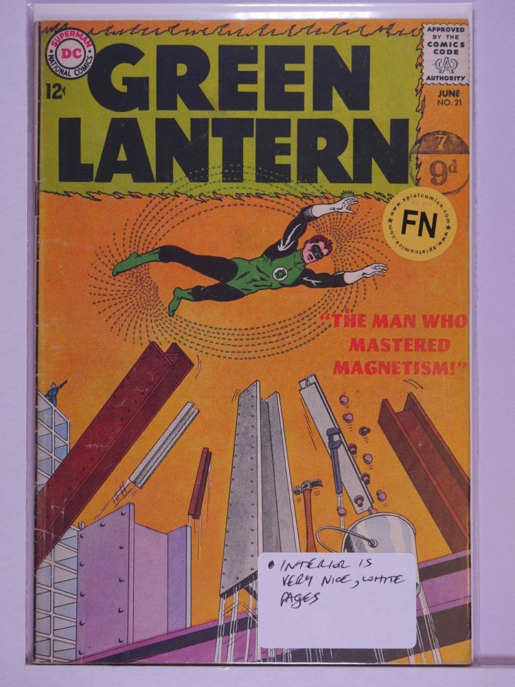 GREEN LANTERN (1960) Volume 2: # 0021 FN