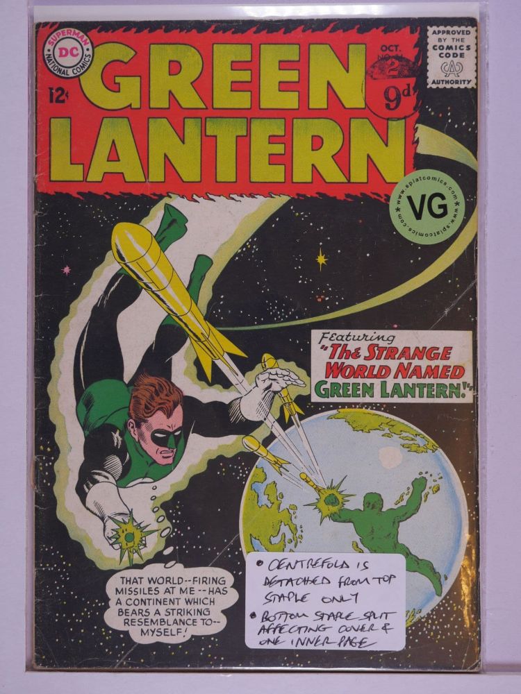 GREEN LANTERN (1960) Volume 2: # 0024 VG