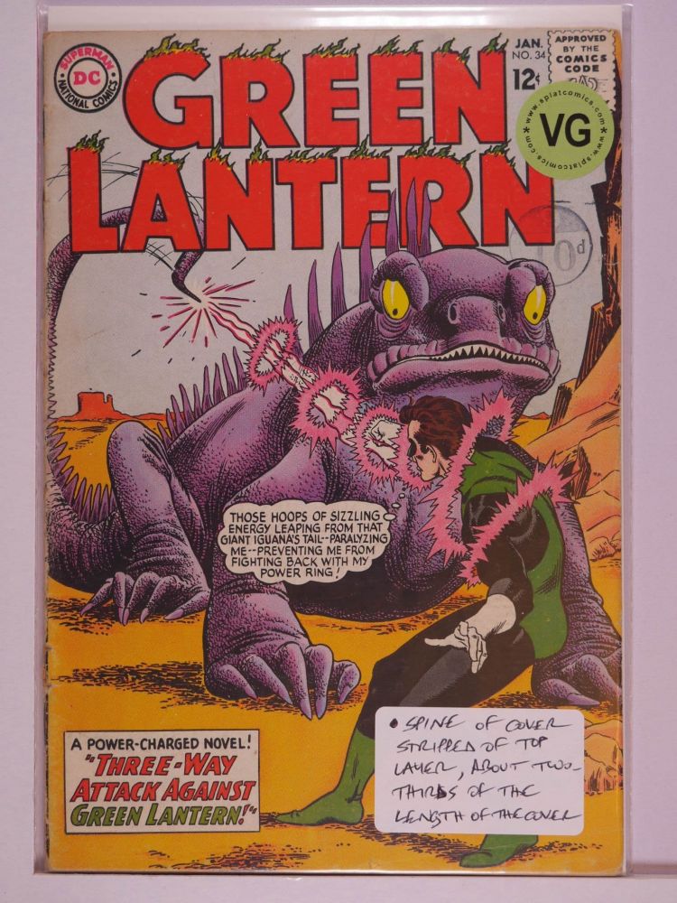 GREEN LANTERN (1960) Volume 2: # 0034 VG