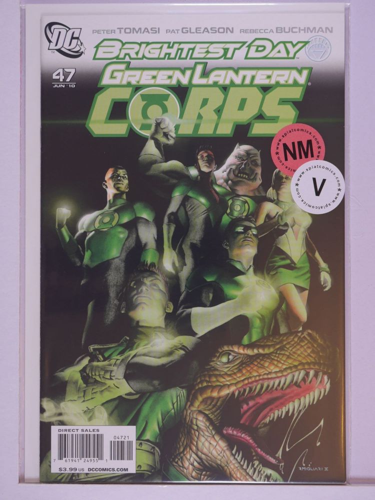 GREEN LANTERN CORPS (2006) Volume 1: # 0047 NM RODOLGO MIGLIARI COVER DINO FACE VARIANT