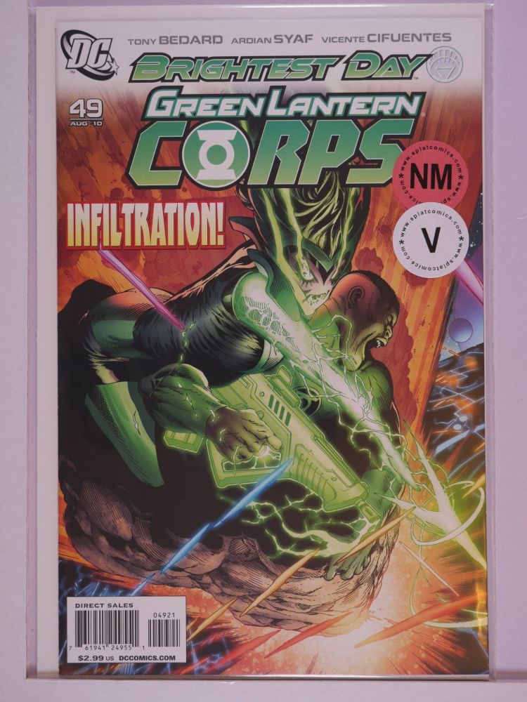 GREEN LANTERN CORPS (2006) Volume 1: # 0049 NM PATRICK GLEASON COVER INFILTRATION VARIANT