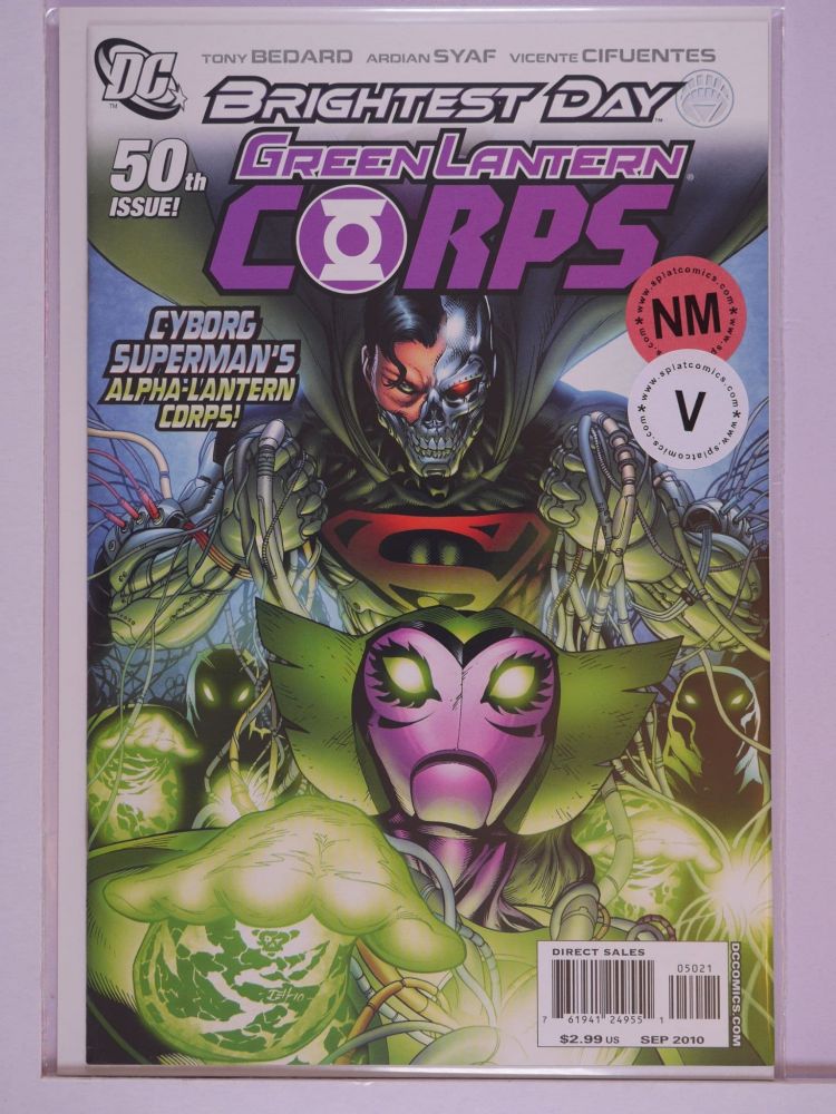 GREEN LANTERN CORPS (2006) Volume 1: # 0050 NM COVER ALPHA LANTERN CORPS VARIANT
