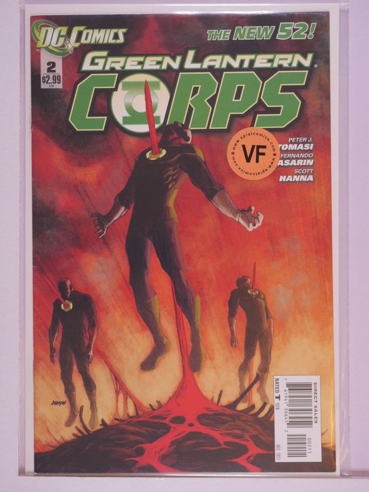 GREEN LANTERN CORPS NEW 52 (2011) Volume 1: # 0002 VF