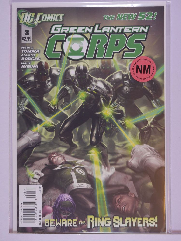 GREEN LANTERN CORPS NEW 52 (2011) Volume 1: # 0003 NM