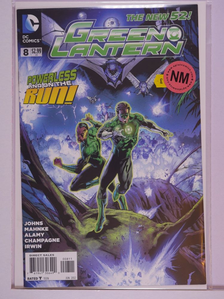 GREEN LANTERN NEW 52 (2011) Volume 1: # 0008 NM