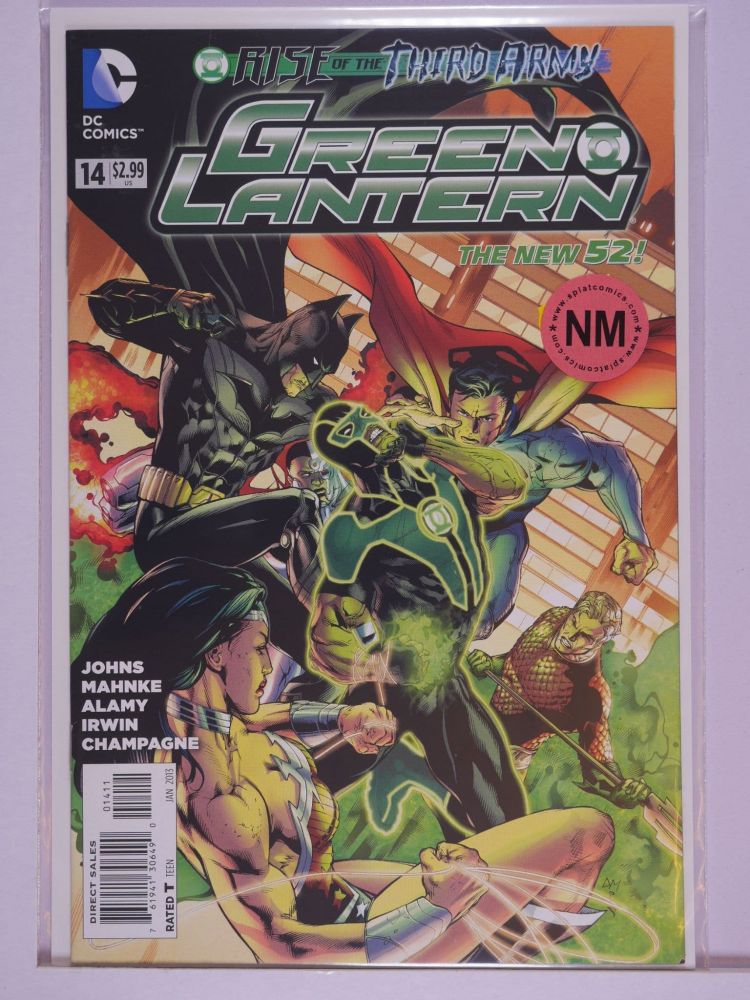 GREEN LANTERN NEW 52 (2011) Volume 1: # 0014 NM