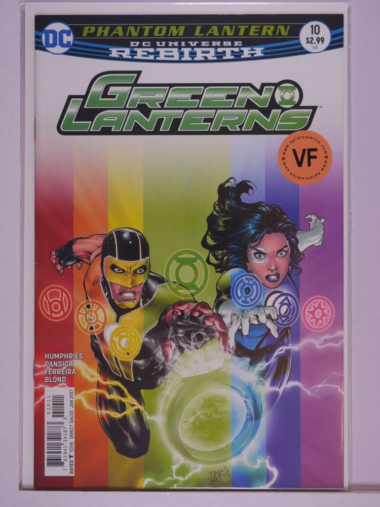 GREEN LANTERNS (2016) Volume 1: # 0010 VF