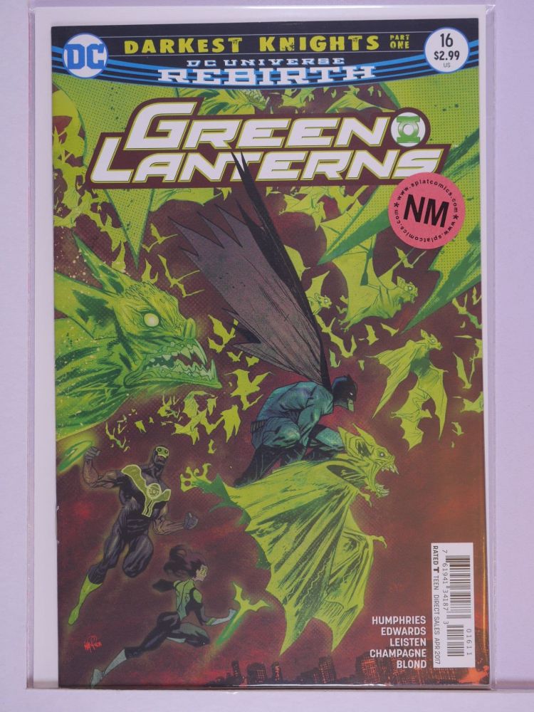 GREEN LANTERNS (2016) Volume 1: # 0016 NM