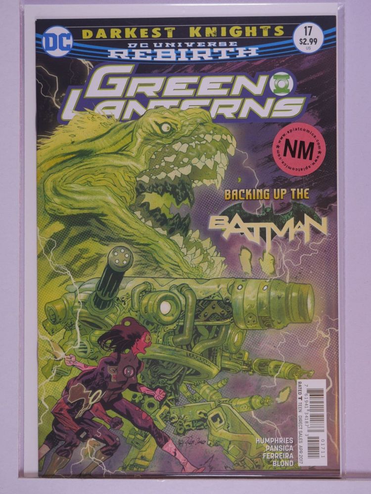 GREEN LANTERNS (2016) Volume 1: # 0017 NM