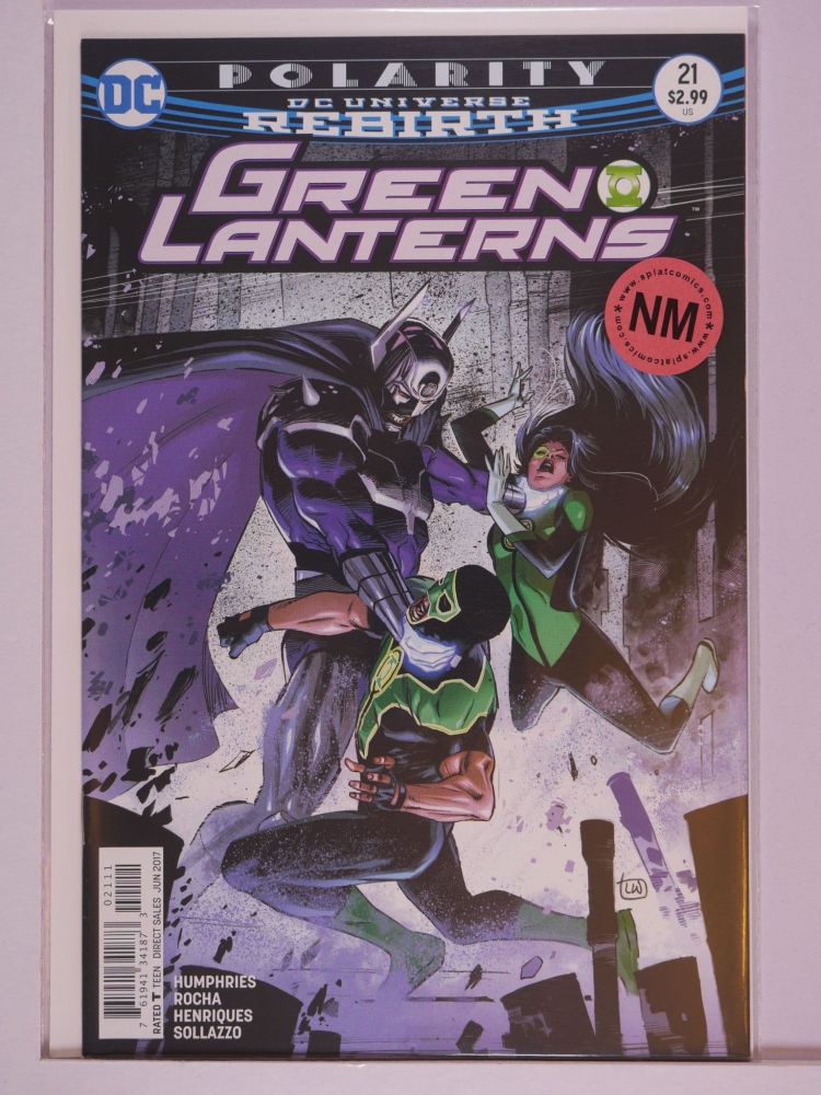 GREEN LANTERNS (2016) Volume 1: # 0021 NM