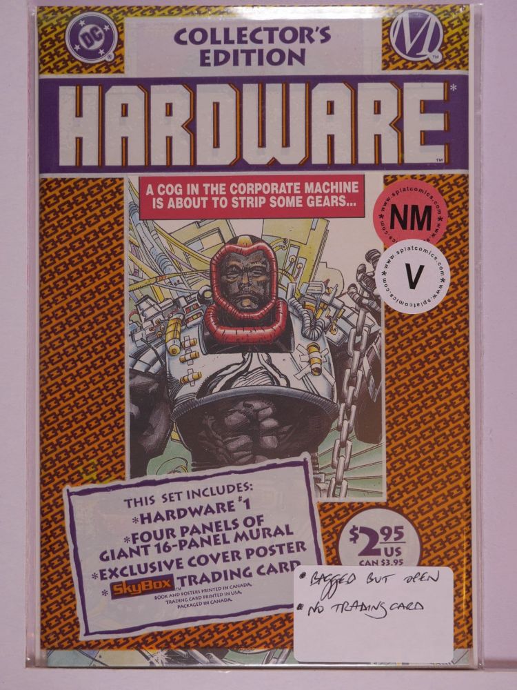 HARDWARE (1993) Volume 1: # 0001 NM BAGGED BUT OPEN NO TRADING CARD VARIANT