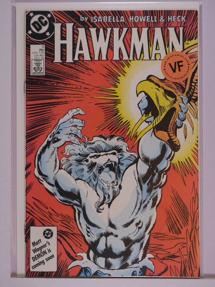 HAWKMAN (1986) Volume 2: # 0005 VF