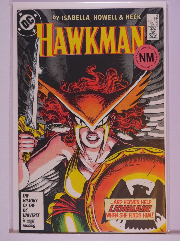 HAWKMAN (1986) Volume 2: # 0006 NM