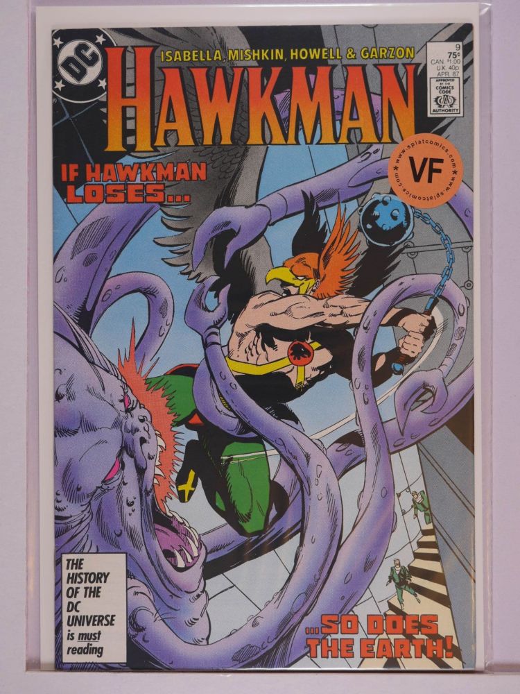 HAWKMAN (1986) Volume 2: # 0009 VF