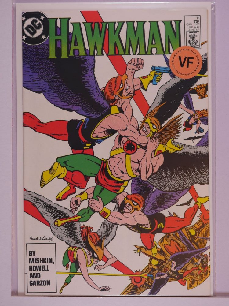 HAWKMAN (1986) Volume 2: # 0011 VF