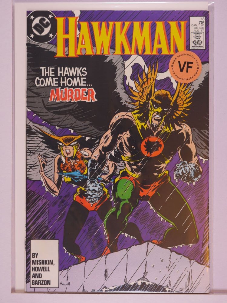 HAWKMAN (1986) Volume 2: # 0013 VF