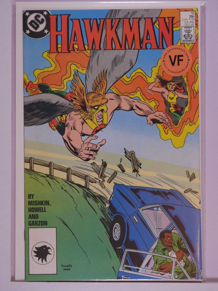 HAWKMAN (1986) Volume 2: # 0015 VF