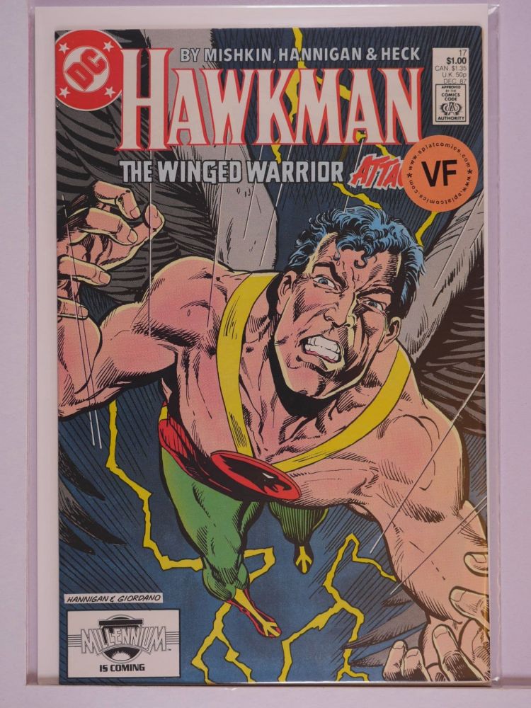 HAWKMAN (1986) Volume 2: # 0017 VF